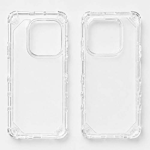 BLU Clear Rugged Case phone Cover for BLU G84 G1050ww 6.8" Smartphone