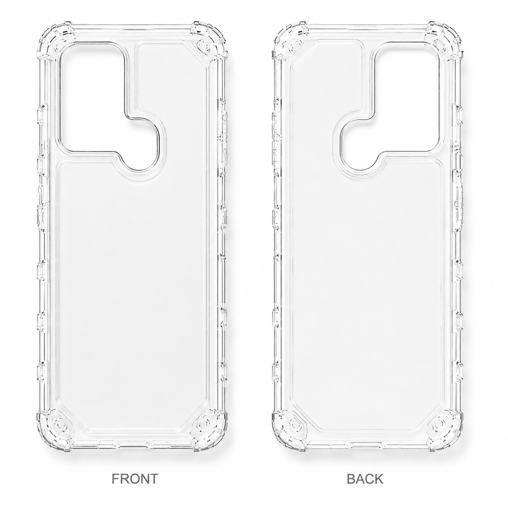 BLU Clear Rugged Phone Case, cover for BLU G73 G0771ww Smartphone