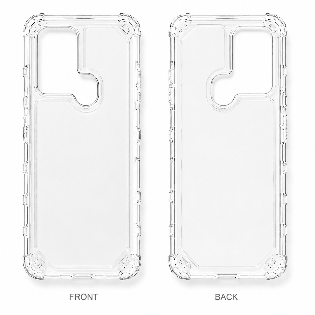 BLU Clear Rugged Phone Case, cover for BLU G73 G0771ww Smartphone